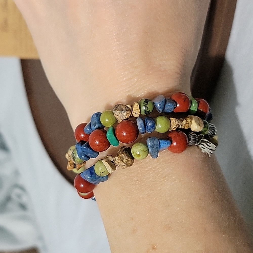 American West Stone Coil Bracelet NWOT - Picture 6 of 6